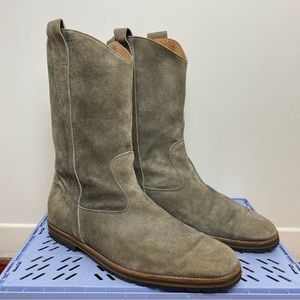 Margiela Suede Cowboy Boot - Size EU45
